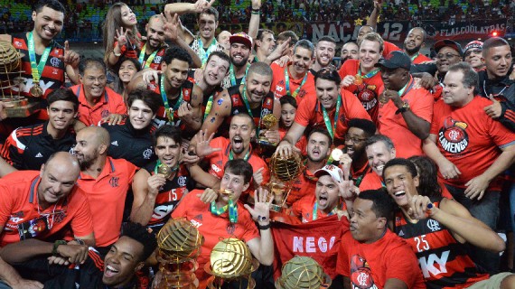 Flamengo records fourth straight Brazilian league