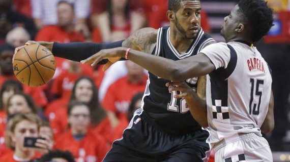 NBA: Spurs thrash Rockets 115-74 to reach Western finals
