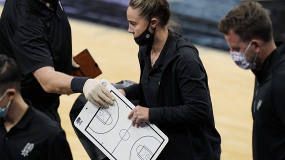 Becky Hammon becomes first woman to coach NBA game