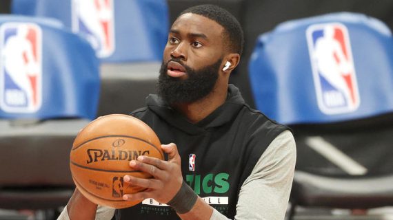 Boston Celtics forward Jaylen Brown out for the rest of the 2020-21 NBA season