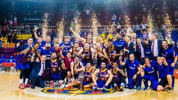 Barcelona wins 19th Spanish league title