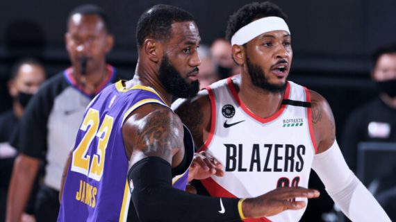Carmelo Anthony teams up with LeBron James and the Lakers