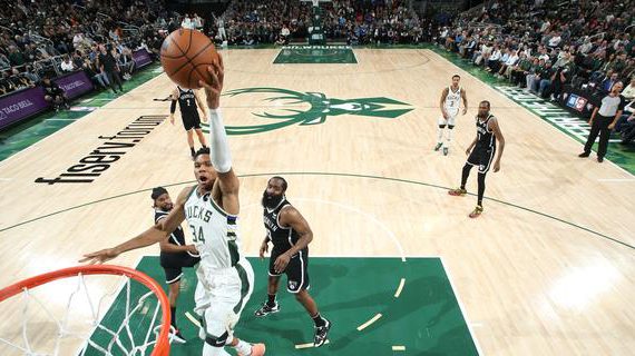 Dominant Giannis Antetokounmpo leads Bucks over Nets on NBA opening night