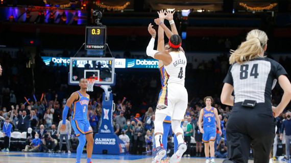 New Orleans Pelicans beats Oklahoma City Thunder in one of the craziest endings