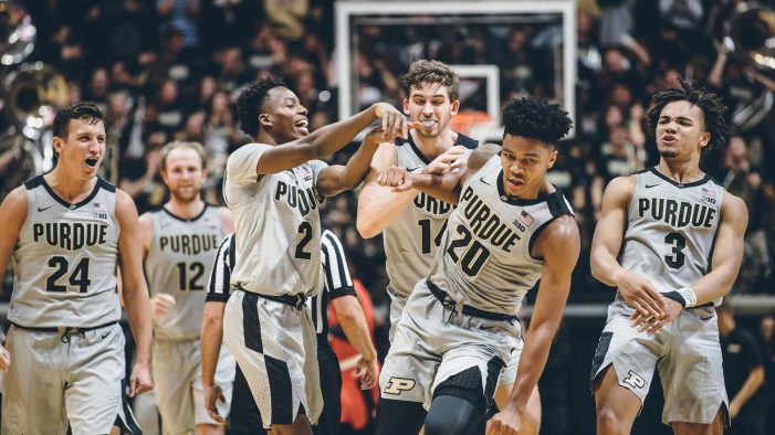 Purdue University unanimous No. 1 in AP Top 25 men’s college basketball poll