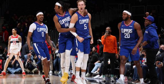 LA Clippers beat Washington Wizards after trailing 35 points