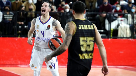 Real Madrid clings to Euroleague top spot after double overtime