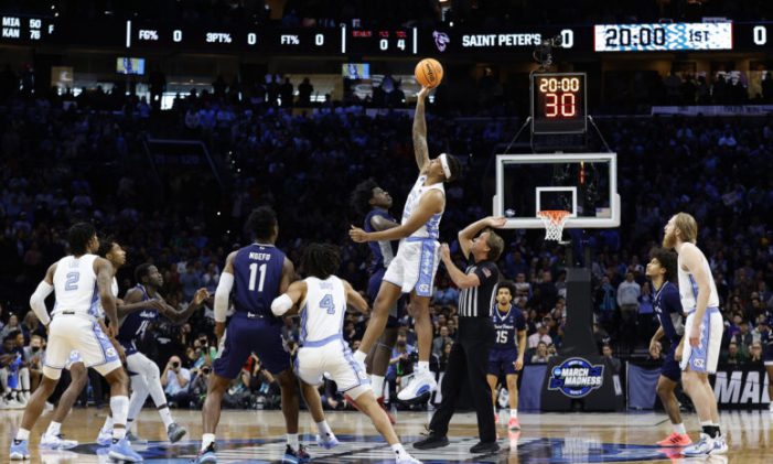 North Carolina ends Saint Peter’s run and sets up final four clash with arch-rival Duke