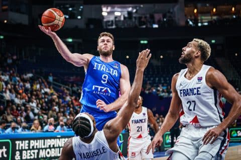 France beat Italy at FIBA EuroBasket 2022