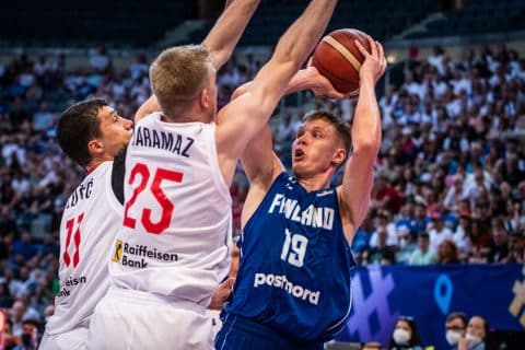 Serbia beats Finland at FIBA Eurobasket 2022